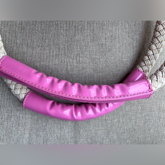 EUC Large Spartina 449 Denim and Braided Double Handles Tote - Picture 4 of 16